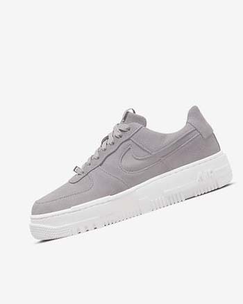 Nike Air Force 1 Pixel Grises Grises Blancos Grises | MX 5272